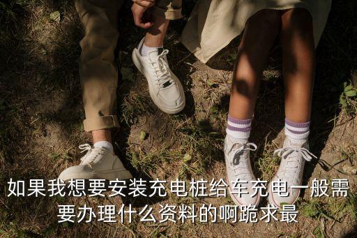 如果我想要安裝充電樁給車充電一般需要辦理什么資料的啊跪求最