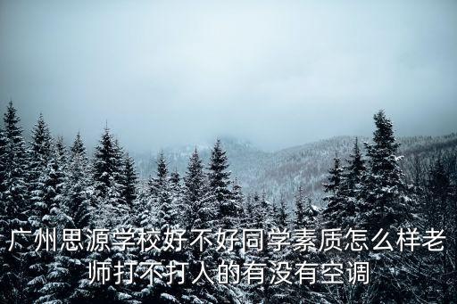 廣州思源學校好不好同學素質怎么樣老師打不打人的有沒有空調