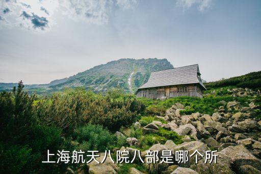 上海航天八院八部是哪個所