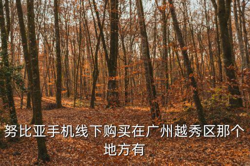 努比亞手機線下購買在廣州越秀區那個地方有