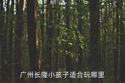 廣州長(zhǎng)隆小朋友可以玩的項(xiàng)目，廣州長(zhǎng)隆小孩子適合玩哪里