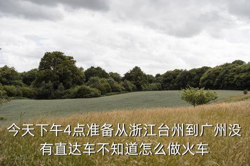 臺州高鐵站到廣州南站時刻表，臺州有直達廣州的動車嗎票價多少幾個小時