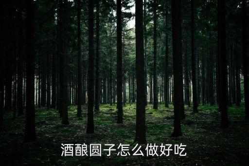 酒釀元宵，酒釀圓子怎么做好吃