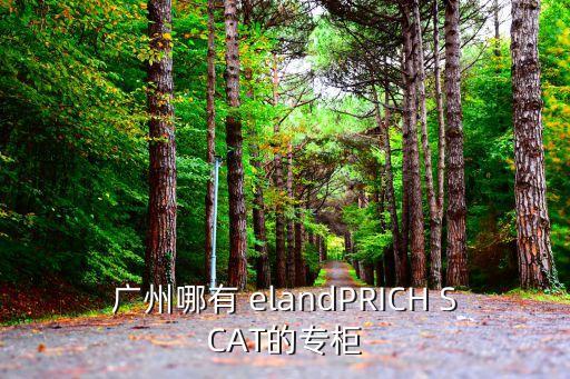 廣州哪有 elandPRICH SCAT的專柜