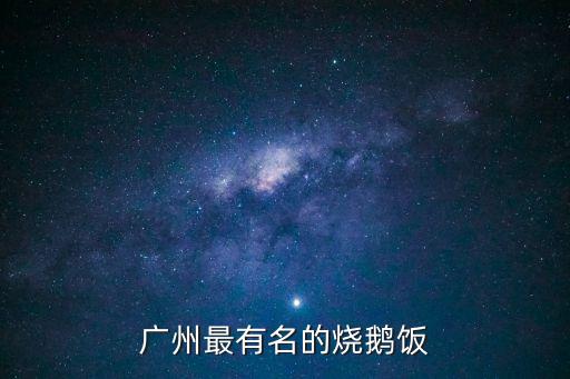 廣州最有名的燒鵝飯