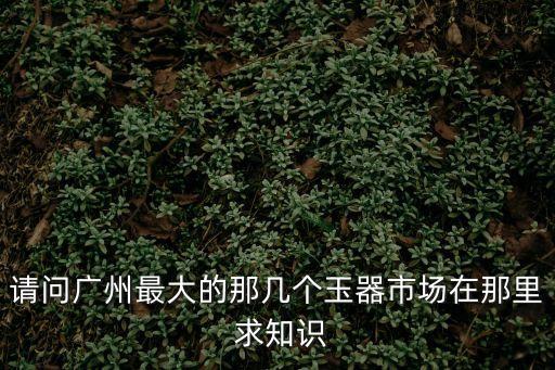 廣州玉雕工藝市場，廣州四大玉器批發市場在哪把地址電話都寫出來最好有圖片
