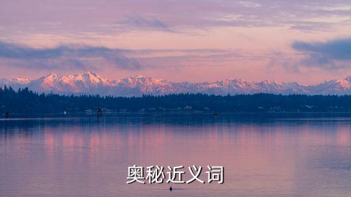 奧秘近義詞