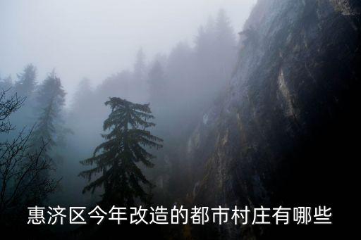 上海市村莊改造目錄，2017年上馬臺平改有哪幾村