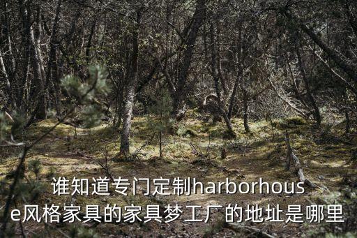 上海市石龍路湯咪創(chuàng)意園區(qū)，誰知道專門定制harborhouse風格家具的家具夢工廠的地址是哪里