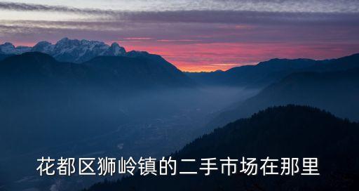 廣州花都獅嶺農村房屋出售，花都區獅嶺鎮的二手市場在那里