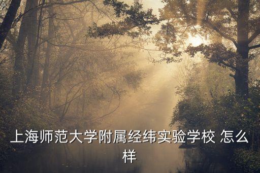 上海市經(jīng)緯高中，上海經(jīng)緯綠洲附近有什么學校