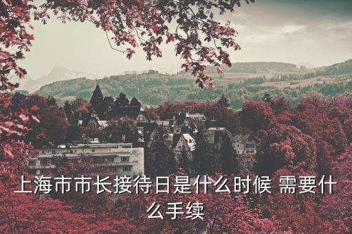 上海市接待實施細則，上海市市長接待日是什么時候 需要什么手續