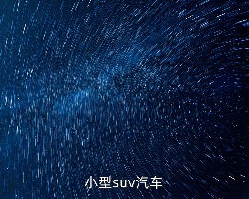 小型suv汽車(chē)