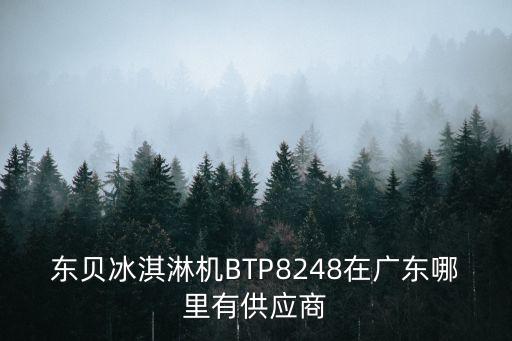 東貝冰淇淋機BTP8248在廣東哪里有供應商