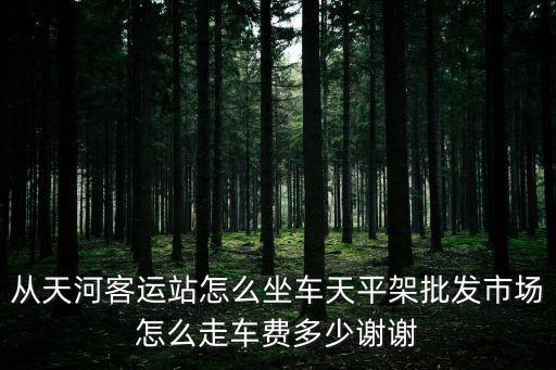 廣州市天平架市場坐幾路車，去廣州沙河的天平架建材市場怎么坐車