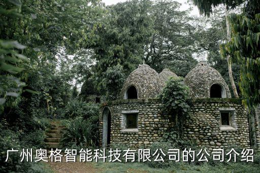 廣州奧格智能科技有限公司的公司介紹