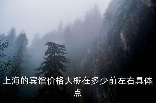 上海市星級酒店多少錢一晚，上海的賓館價格大概在多少前左右具體點
