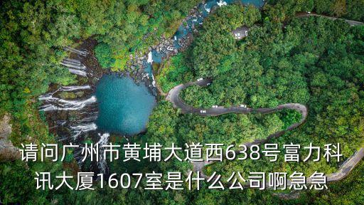 廣州中田機(jī)電公司，請(qǐng)問(wèn)廣州市黃埔大道西638號(hào)富力科訊大廈1607室是什么公司啊急急