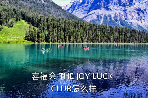 喜福會，喜福會 THE JOY LUCK CLUB怎么樣