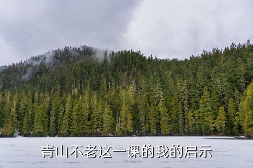 青山不老教學反思，青山不老一課主要講了什么