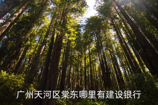 廣州建設(shè)銀行東圃支行怎么走，東圃建設(shè)銀行在哪