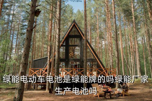 綠能電動(dòng)車電池是綠能牌的嗎綠能廠家生產(chǎn)電池嗎