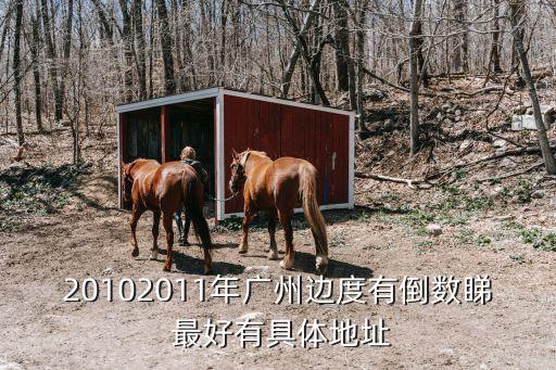 20102011年廣州邊度有倒數(shù)睇 最好有具體地址