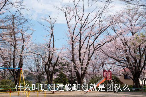 什么叫班組建設班組就是團隊么