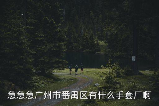 急急急廣州市番禺區有什么手套廠啊