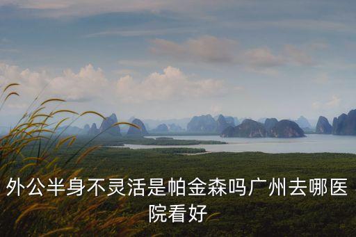 廣州哪里可以做帕金森病檢查，帕金森綜合癥有哪些病狀還有廣州哪里有醫院可以看