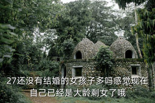 27還沒有結婚的女孩子多嗎感覺現在自己已經是大齡剩女了哦