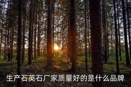 生產(chǎn)石英石廠家質(zhì)量好的是什么品牌
