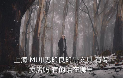 上海 MUJI無印良印品文具 有專賣店嗎 有的話在哪里