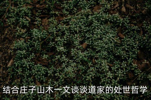 莊子山木，莊子山木幫忙簡單概括下謝謝了