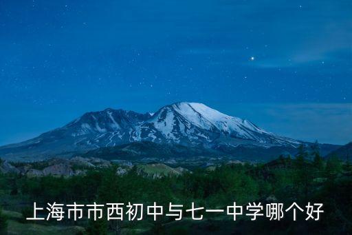上海市時代中學和七一中學，上海市時代中學怎么樣