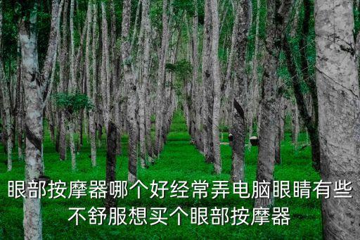 眼部按摩器哪個(gè)好經(jīng)常弄電腦眼睛有些不舒服想買個(gè)眼部按摩器