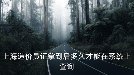 上海市造價員考試管理系統，上海造價員考試成績何時公布