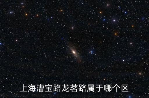 上海漕寶路龍茗路屬于哪個區