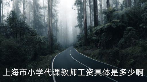 上海市非義務教師工資標準，上海市小學代課教師工資具體是多少啊