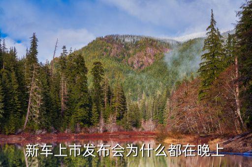 新車上市發布會為什么都在晚上