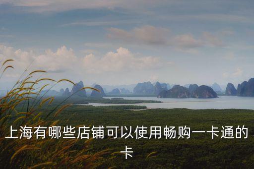 上海市多超市通用購物卡，上海全家超市能刷什么卡