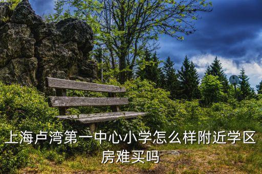 上海盧灣第一中心小學怎么樣附近學區房難買嗎
