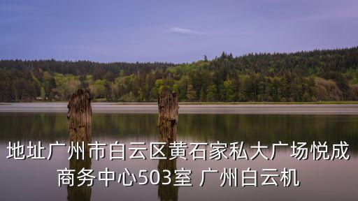 地址廣州市白云區黃石家私大廣場悅成商務中心503室 廣州白云機