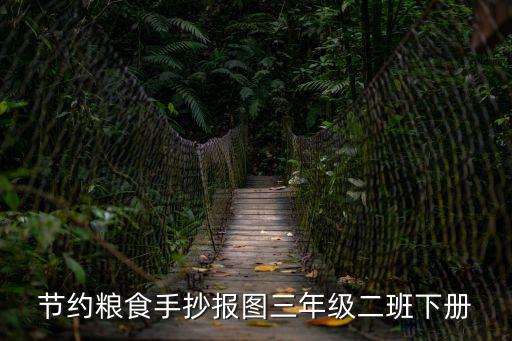 節(jié)約糧食手抄報(bào)簡(jiǎn)單又漂亮，節(jié)約糧食手抄報(bào)圖三年級(jí)二班下冊(cè)