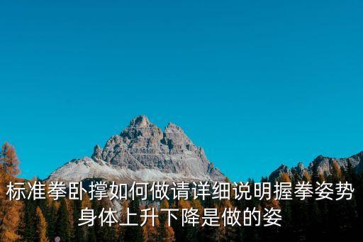 標(biāo)準(zhǔn)拳臥撐如何做請(qǐng)?jiān)敿?xì)說明握拳姿勢(shì)身體上升下降是做的姿