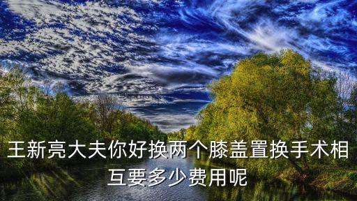 王新亮大夫你好換兩個(gè)膝蓋置換手術(shù)相互要多少費(fèi)用呢