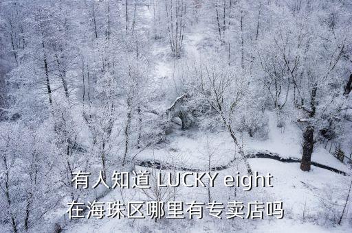 有人知道 LUCKY eight 在海珠區哪里有專賣店嗎