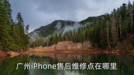 廣州iPhone售后維修點在哪里