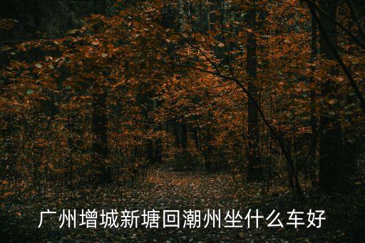 廣州增城新塘回潮州坐什么車好