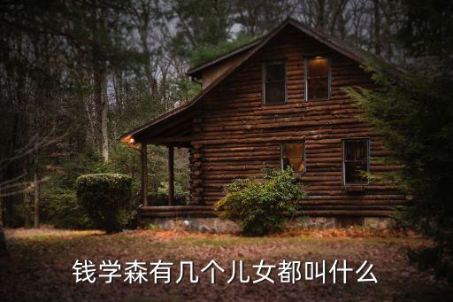 錢學森的子女，錢學森有幾個兒女都叫什么